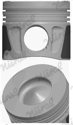 FEDERAL-MOGUL MOTORPARTS 87-72580050 Pıston + Segman Sol 0,50mm (Om642.9, 83,51mm, 4-6 Sılındır) W203 05>07 W204 07>14 W211 05>08 W164 05 A6420300617 6420304517 6420302617 6420300617 A6420304517 A6420302617 A642030451754 A642030261754 A6400300517 A6400300417