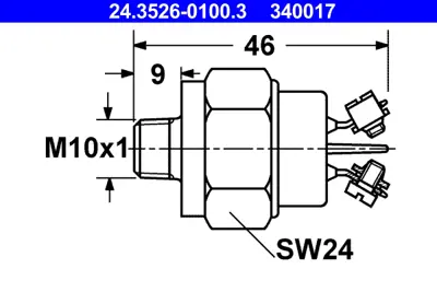 KLF 700025 Basınc Musuru Man Mercedes 0,6 Bar Ters A0005456209 5456209 35459414 7701005327 5600144249 5000789873 8048562 34318048562 4880178 365449