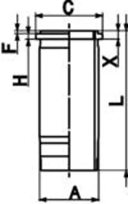 KOLBENSCHMIDT 89924110 Motor Sılındır Gomlegı 130 Mm (4 Parça Lastıklı) Daf Xf 105 Euro 5/ 375 Temsa 