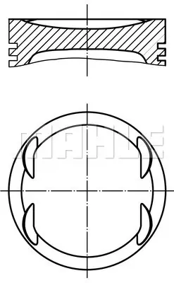 KONEKS 226712 Pıston+segman 73,4mm 0,5(Mm Farklı)  Corsa-Astra J 1,4 16v 101ps A14xer 55355070 55355071 55355072 55558189 55559908 5623262 624065 55351113 55351112 55351111