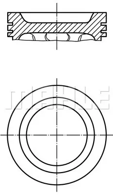 KONEKS 232902 Pıston Segman  81mm (0,5mmfarklı) R11-Flash (F1n-F2n) 7701641261 7701641260 7701641259 7701623372