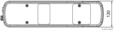 MARS 611618 Stop Lambası Sag Plakasız Amp Soketlı Volvo Fh 05> / Fm 05> / E Belgelı  21761261 21652959 21063891 20892370 20565106 20565104 20892368 21063895 3176158 21652962