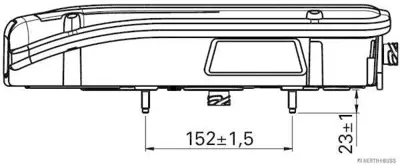 MARS 611823 Stop Lambası Sag Soketlı Seffaf Man Tga 1756751