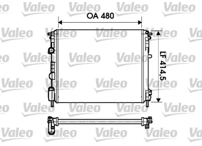 MOTORTEC RNT0494 Su Radyatoru R.Kangoo - Clıo 1,2 8200164413 8200049080 7711134332 7700428658 2140000QAX 2140000QAY 7700428082 7700430784 8200033831 8200156548