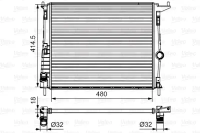 MOTORTEC RNT0521 Su Radyatoru R.Sandero Klımasız E.M. 8200735038 1093116 8200738038 214104453R 8MK376787351 637609 8660003459 214104AA0A