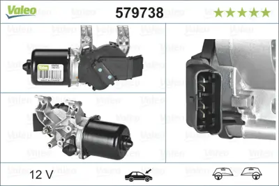 MOTORTEC RNT0689 On Cam Sılecek Mekanızması R.Clıo Iıı 53567502 54523631 7701061590 8200268131 8200268931 W000003003 54523611 53630147 64300401010