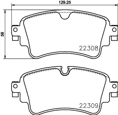 OPAR 77367717EY Arka Fren Balatası Egea 1,4 / 1,6 / 1,3 Multıjet / 1,6d Multıjet 15> 77367717 80A698451B 8W0698451F 8W0698451G 8W0698451H 8W0698451J 8W0698451K 8W0698451L 8W0698451N 8W0698451P