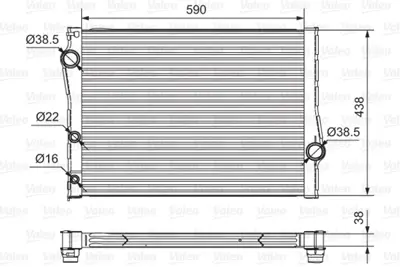 ORIS BBM160040 Motor Su Radyatoru Bmw F15 F16 E70 E71 E72 17118654431 17117807624 17117533472 7533472 7807624 8654431 60823 8MK376753001 1023139 17117804624