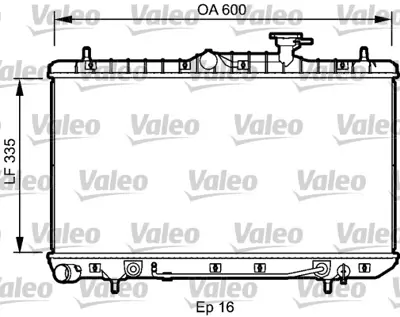 ORIS BHY018016 Motor Radyatoru (375x668x16) Elantra 1,5i/1,6i 95-> Manuel 2531029000 2531029010 2531029700 2531029750 62298 8MK376768501 8MK376762081 1283063 2531025100 2531025101