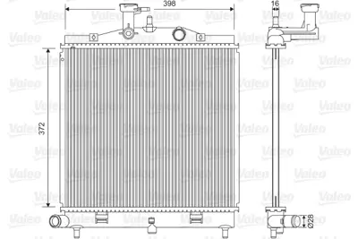 ORIS BKI102022 Motor Su Radyator Kıa Pıcanto 1,0-1,1 04 ->manuel 2531007500 2531007510 2531007800 2531007810 2531007600 2531007850 2531005810 66760 1333064 2531007550