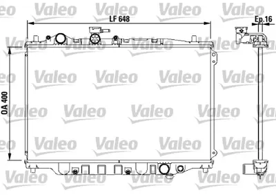 ORIS BMZ015016 Motor Radyatoru (400x648x16) Mazda 626 87-92 Manuel FE4J15200A FE4J15200 F8C715200 F8C115200 F2J215200 F2H115200 F25215200 FEDG15200 FEAM15200 FE4J15200F252