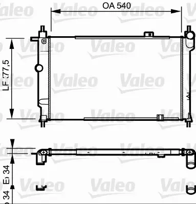 ORIS BOP117026 Motor Radyatoru (585x348x26) Astra F 1,4i Otomatık 1300109 1300148 52455010 52459347 52459348 1300116 1300115 1300111 1300108 R1150083