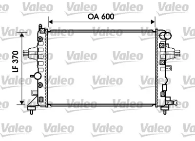 ORIS BOP154026 Motor Radyatoru (600x368x26) Astra H 1,4/1,6 Otomatık 1300265 13145210 1300292 13241726 130026513145210 1073086 8MK376745771 RA0200970 63027 63027A