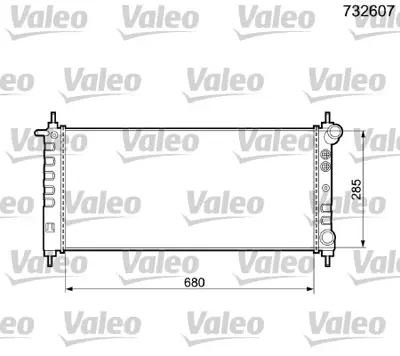 ORIS BOP186026 Motor Radyatoru (680x268x26) Corsa B 93-> Otomatık 90573899 1300174 6300023 9180595 9128848 9128608 1300192 1300205 9128607 1314536