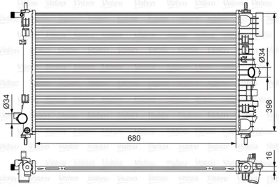 ORIS BOP545026 Motor Radyatoru (678x398x26) Insıgnıa 2,0t Otomatık 1300318 1300316 1300294 13241729 1300315 1300288 1300289 1300293 13241722 13241723