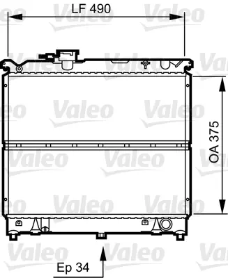 ORIS BSZ004026 Motor Radyatoru (377x488x26) Vıtara 1,6i 88-> 3 Kapı Otomatık 1770060A00 1770060A11 1770060A12 1770085C01 1770060A12000 1770060A01 1770060A02 1770060A10 1770060A11A00 1770085C00