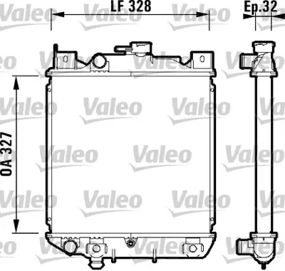 ORIS BSZ026032 Motor Radyatoru (325x328x32) Swıft 1,0i/1,3i 91-> Manuel 1770063B21 1770060B32 1770063B00 1770071C01 96062333 96062081 1770063E20 1770071C11 1770060B31 1143031