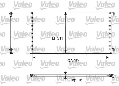 ORIS CFI369016 Kondenser Fıat Punto Iı 1,2 I, 1,2 I 16v 01>02 46799862 46799872 46745054 46803037 8042054 8FC351300741 RA7110711 94811 46736891 46811208