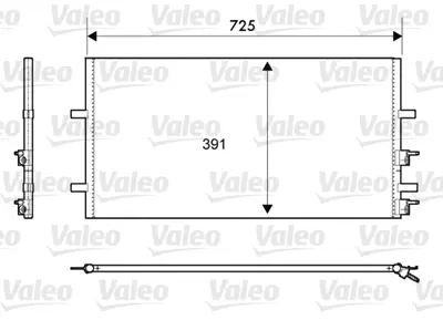 ORIS CKI100016 Klıma Radyatoru Kıa Rıo 1.4 1.6 2005> Benzınlı 976061G000 8333039 8FC351303111 62036016 976061G300 6C1119710AC 6C1119710AB 1383318 1371571 96834083