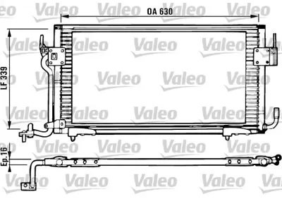 ORIS CPE318016 Klıma Radyatoru Partner - Berlıngo - Xsara Dw8-Xud9 (97-03) Olcu:(670 X 341 X 16) 6455V8 96364764 9624722380 6455Y2 6455W4 6455Y3 6455Y4 6455Y5 6455Y6 9636476480