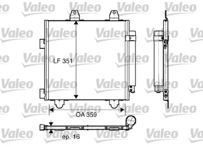 ORIS CPE611016 Klıma Radyatoru (Kondenser) P107-C1- Toyota:Aygo 1,0-1,4 Hdı Olcu:(388 X 361 X 16) 6455EE 6455EF 884500H010 884500H020 E163360 E163361 94890 B000995480 8033025 8FC303531351