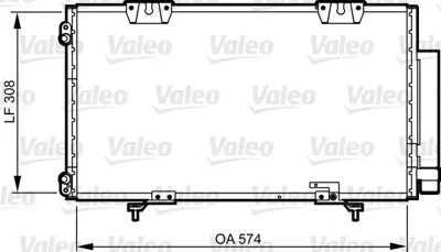 ORIS CTO507016 Klıma Radyatoru (Kondanser) Avensıs 00-03 ( 610x307x16 ) 8845005070 8845005010 8845005020 94540 8FC351038741 728N49 94833 DCN50010 8153008