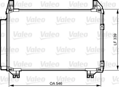 ORIS CTO779016 Klıma Radyatoru Toyota Yarıs 1.33 Vvt 2006-> Yarıs 1.3 2006->  884600D050 8FC351307661 8FC351343341 8FC351343344 8FC351344164 940050 8153037