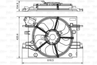 ORIS FDC385000 Fan Motoru Komple Davlumbazlı Dacıa Duster 10>18 Lodgy 12> Dokker 12> 214811626R 214814130R 214818009R 214753416R 214816703R 214816812R 214814116R 214819521R 214811312R 214811897R