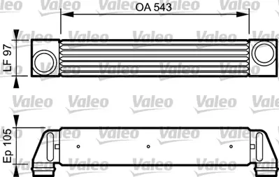 ORIS IBM503105 Turbo Radyatoru Bmw N52 M57 E60 E61  17517795823 7787446 7795823 4710783 17517787446 17514710783 17517874446 17517958823 96724 96607