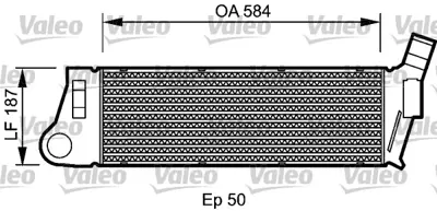 ORIS IRN082040 Intercooler Megane Iı 1.5 Dcı 02+ 590x187x40 8200115540 8200700172 96728 8ML376719031 8MK376719031 7093016 8200468425