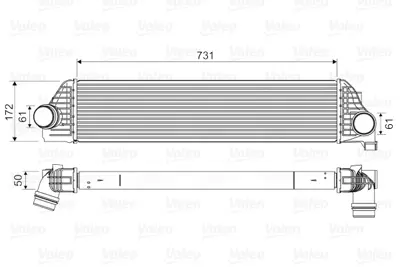 ORIS IRN143050 Intercooler Master Iıı 2.3 Cdtı 10+ 730x172x50 7485120579 144960015R 93168279 4420575 2141000Q0D 7093118 8ML376787411 96501 T0832002