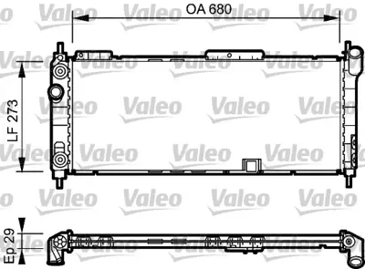 ORIS MOP141023 Motor Radyatoru Mekanık Corsa B- 1.2ı/1.4ı  93- 680x267x23 1300152 52459323 52459322 93245191 1300153 63254A 20M26 8MK376713574 8MK376713571 1073043