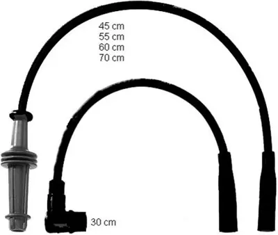 HELLUX HBK3289 Bujı Kablosu P106 I 1,0 / 1,1 / 1,4 / 8v 91 96 P106 Iı 1,1 / 1,4 8v 96> P306 1,4 8v 93 97 Partner 1, 5967K6 5967N9 5967C8 96012732 97532087 9153775680 95659594 96027706 96016423 95638836