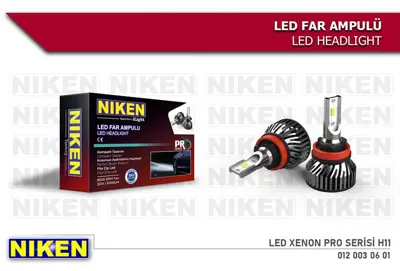 NIKEN 012 003 06 01 Led Xenon Pro Serısı  H11 