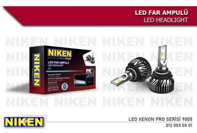 NIKEN 012 003 08 01 Led Xenon Pro Serısı  9005 