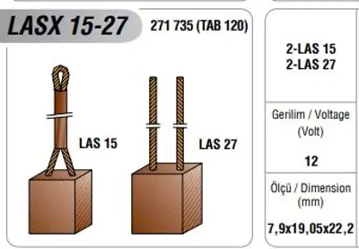 MEGA LASX 15-27 Mars Komuru 12v Massey Ferguson Ford Leyland LASX 15-27