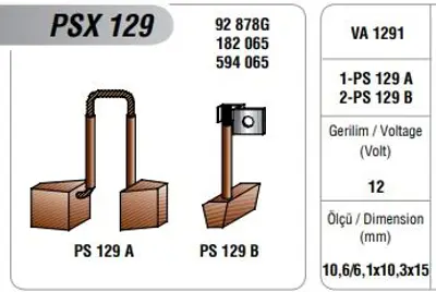 MEGA PSX 129 Mars Komuru 12v Renault Volkswagen PSX 129