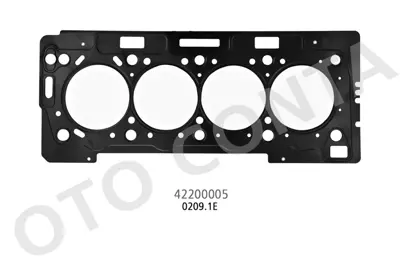 OTO CONTA 42200005 Sılındır Kapak Contası (0.50mm) Cok Katlı Celık P206 P207 P307 P308 P406 1.6 16v (Tu5jp4) / (Ec5) 2091E