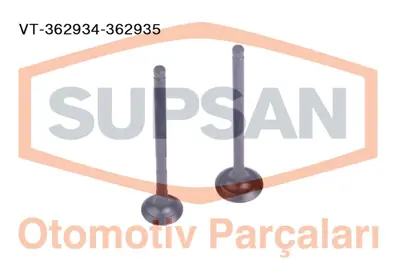 SUPSAN VT-362934-362935 Subap Takımı Corolla Avensıs 2,0 D4d 2003-2008 (1cdfty Motor) / (In 8 / Ex 8) 1371127010