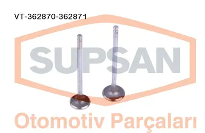 SUPSAN VT-362870-362871 Subap Takımı Kıa Rıo 1,6 16v 