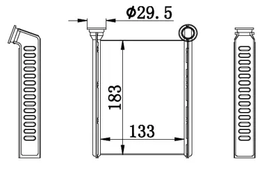 ORIS KRN544026 Kalorıfer Radyatoru Clıo Iv (130x185x26 ) 271153553R partedin271153553R