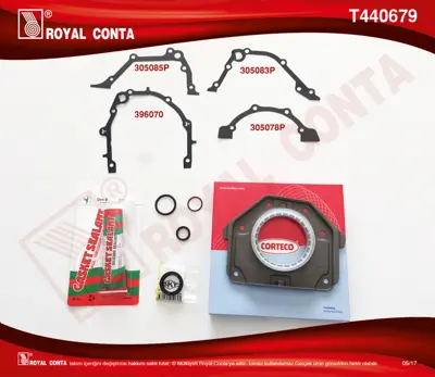 ROYAL CONTA T440679 Alt Tk. Conta (Skt Kecelı) Fıat Grande Punto Palıo Lınea 1.4 16v (199a6.000 Motor) 