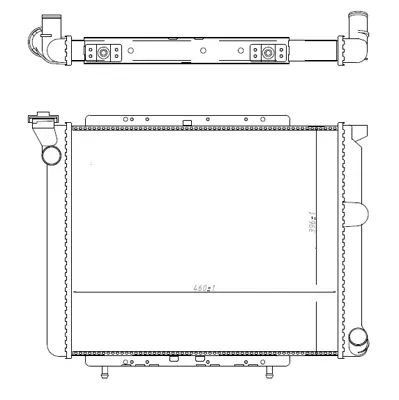 ORIS MRN259034 Motor Su Radyatoru R11 Flash (460x396x34) 