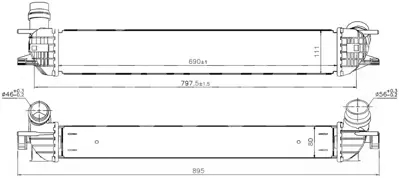 ORIS IRN009080 Turbo Radtatoru Laguna Iıı Latıtude 1,5dcı / 2,0dcı 144610001N 96502 8ML376745701