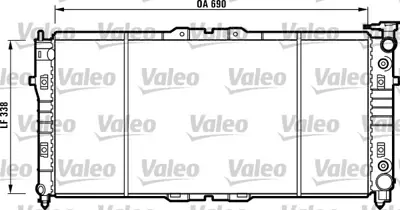 KALE 342025 Radyator 626 ıv hatchback / 626 V / Mx6 1,8 / 2,0 91 02 FS2015200E FS2015200D FP5915200 FSJ215200 FS2015200H FS2015200G FS201500H FS2015200F B69G15200B FS2015200EG