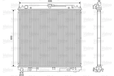 KALE 342315 Radyator Navara / Np300 / Pathfınder 2,5 dcı 2,5 Dcı 4wd 05+ 21410EB30A 21410EB31A 21460EB31A 21460EB31B 21410EB00B 21410EB31B 21460EB30A 1213066 8MK376790311 68717