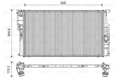 KALE 346075 Motor Su Radyatoru Man/Sanz (Klimalı/Sız) Bmw N13 N47 N B37 B47 F20 F30 F32 F34 I3 17117600511 7600511 17117600520 17117005511 RA0050790 1770066D01 1770066D02 60814