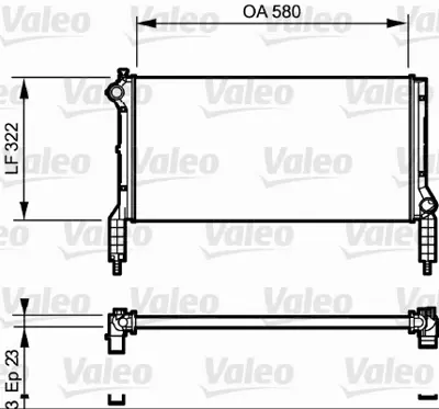 KALE 351225 Motor Radyatoru Doblo 1.2 1.6 01> 580x298x16 Mekanık Sanzuman (Klimalı/Klimasız) 46749000 46803028 46749003 46803031 K46749003 K46803031 K46803028 K46749000 8MK376767671 RA0110820