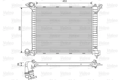 KALE 352565 Motor Su Radyatoru Mını W17 D14 (1nd) R50 R53 One D 03>06 17117788753 7788753 1023110 8MK376718341 8MK376718344 8MK376754031 69704 69704A