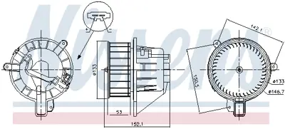 KALE 359705 Kalorıfer Fan Motoru Polo Arona Ibıza 18> 2Q1819021